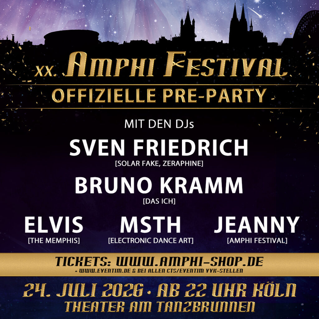 AMPHI 2026 – NAHEZU AUSVERKAUFT - Amphi Festival 2026 - Tanzbrunnen Köln